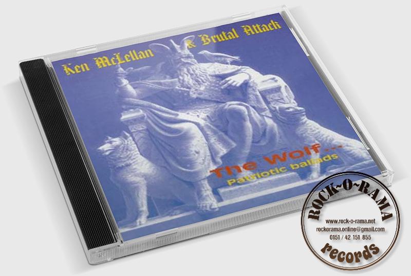 Image of the frontcover of Brutal Attack + KenMcLellan CD The Wolf