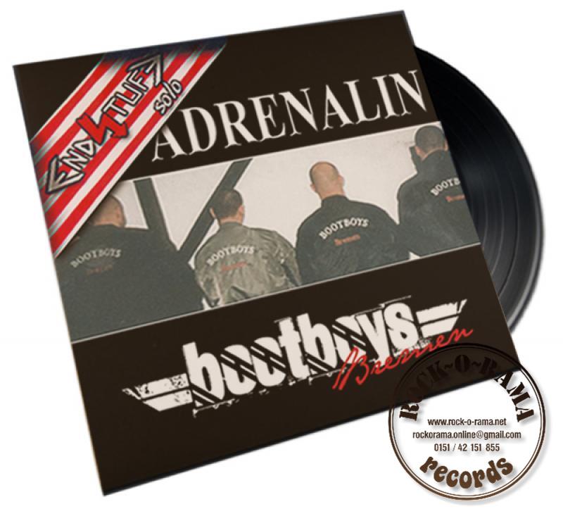 Image of the cover of the Endstufe Solo LP Bootboys Bremen, Adrenalin