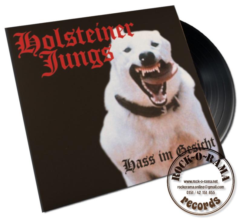 Image of frontcover of Holsteiner Jungs LP Hass im Gesicht