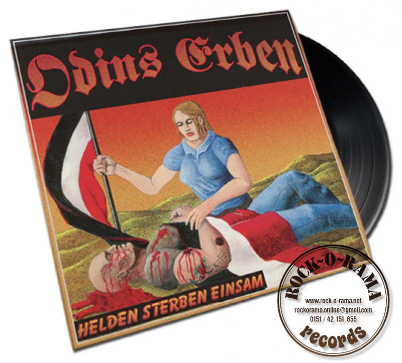 Image of the cover of the Odins Erben LP Helden sterben einsam