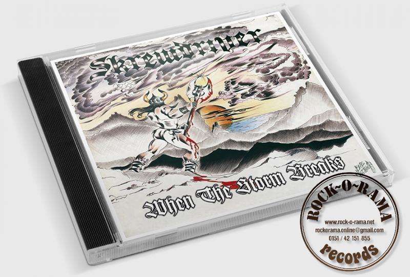 Abbildung der Titelseite der Skrewdriver CD When the storm breaks