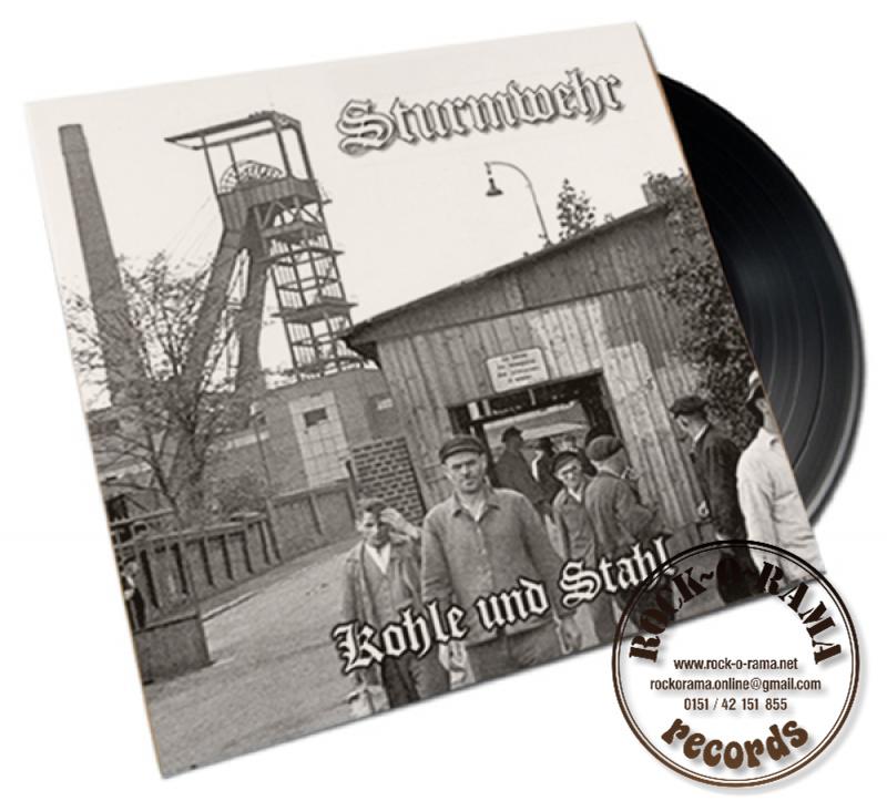 Image of the cover of the Sturmwehr LP Kohle und Stahl