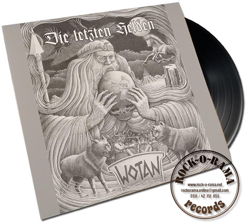 Abbildung der Titelseite der Wotan LP Die letzten Helden, Edition 2021