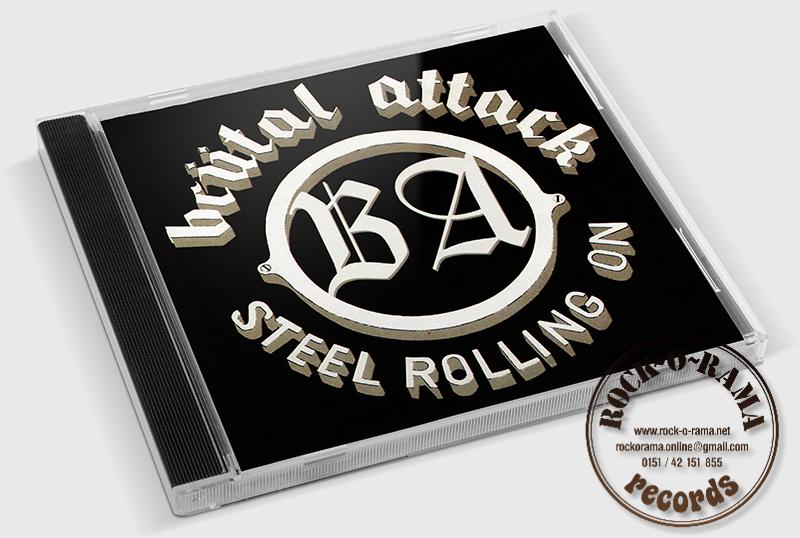 Image of the frontcover of Brutal Attack CD Steel rolling on