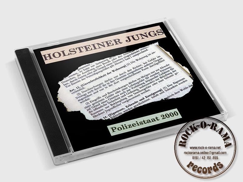 Illustration of the cover of the Holsteiner Jungs Maxi CD Polizeistaat 2000