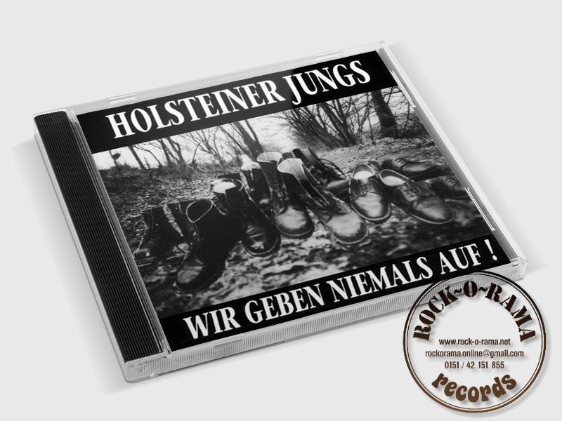 Illustration of the cover of the Holsteiner Jungs Maxi CD Wir geben niemals auf