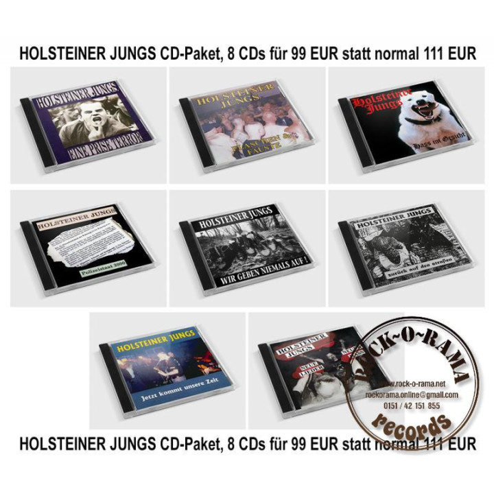 Bundle, Holsteiner Jungs, 8 CDs for 99 EUR instead of 111 EUR