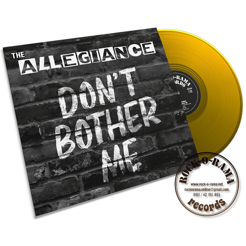 The Allegiance, Don't Bother Me, yellow vinyl, LP The Allegiance, Don't Bother Me, yellow vinyl, LP