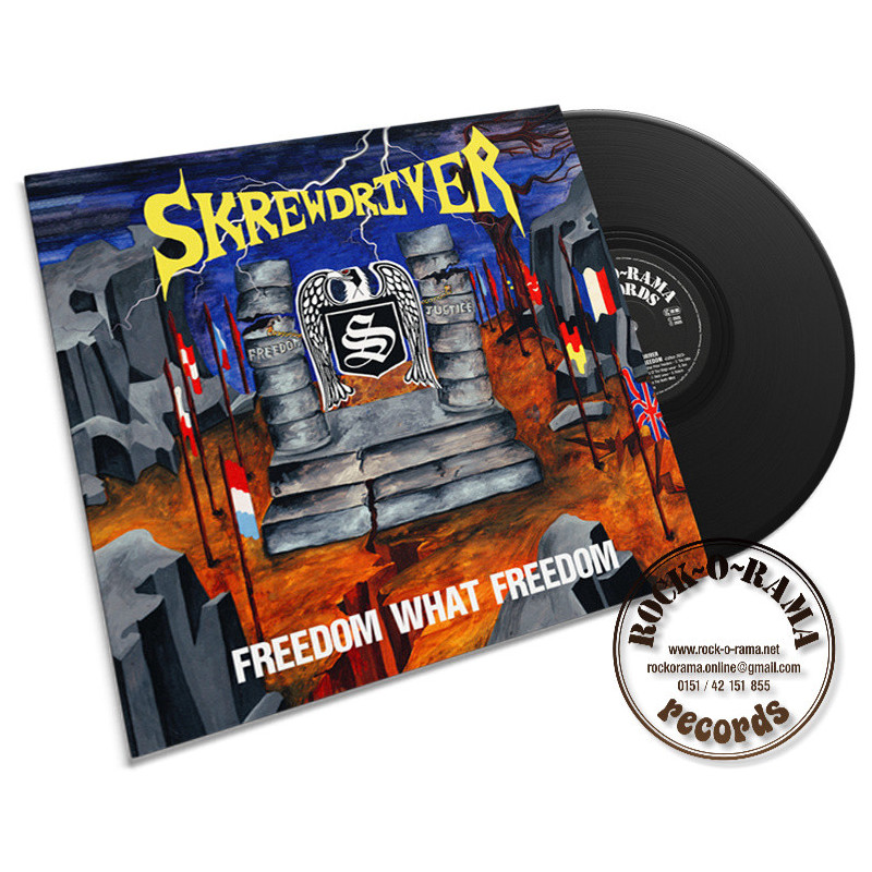 Skrewdriver, Freedom What Freedom + Bonus, LP