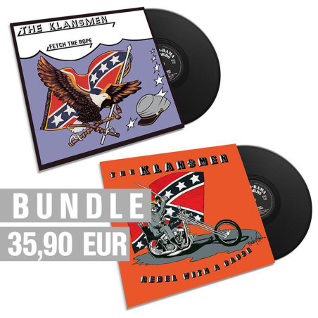 Bundle, Klansmen Fetch The Rope and Rebel With A Cause LPs