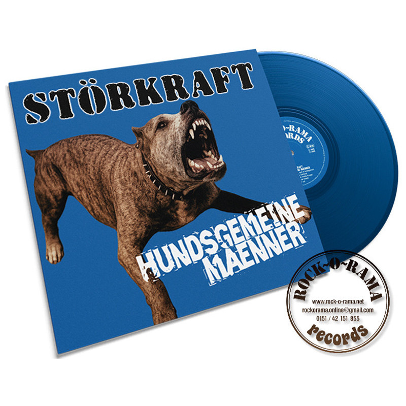 Störkraft, Hundsgemeine Maenner, blue vinyl, LP Störkraft, Hundsgemeine Maenner, blue vinyl, LP