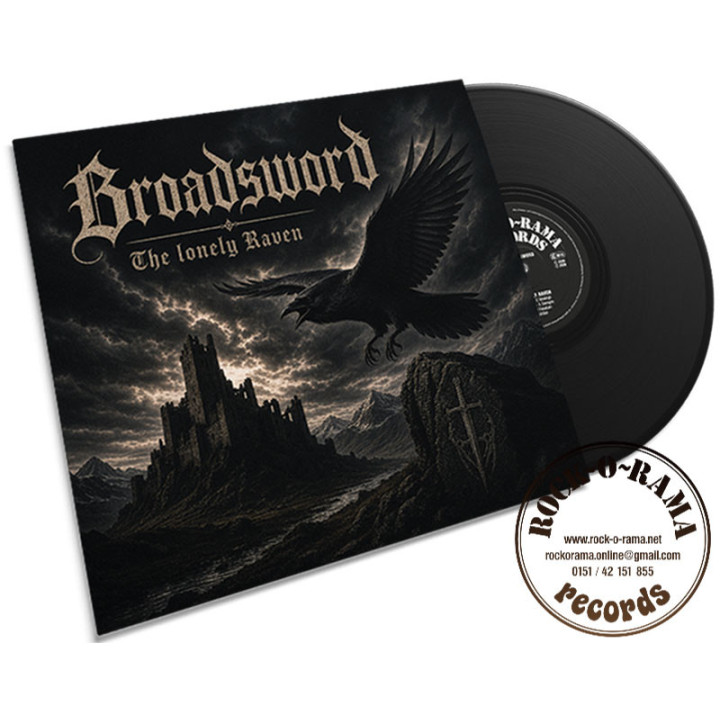 Artwork for the Broadsword LP The Lonely Raven
